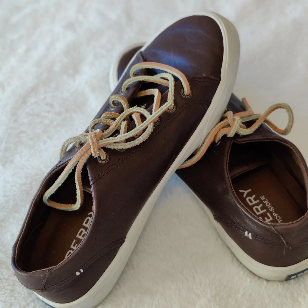 Like New: Sperry Top-Sider Brown Plushwear Men's 8.5